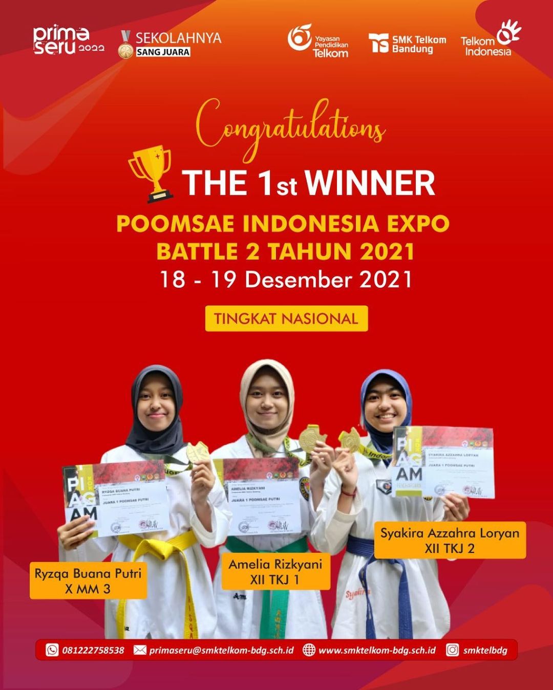 Juara 1 Poomsae Indonesia Expo Battle 2 2022